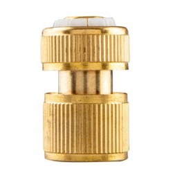 NEO TOOLS szybkozłączka z funkcją Stop materiał mosiądz, 1/2", złota, 15-731