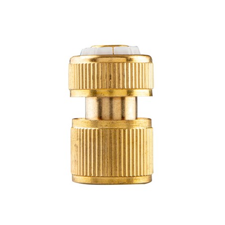NEO TOOLS szybkozłączka z funkcją Stop materiał mosiądz, 1/2", złota, 15-731