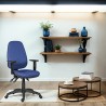 Powerton ERGO ANNA Ergonomiczny fotel biurowy, Niebieski