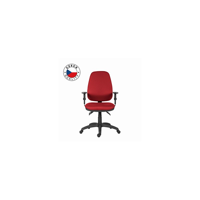 Powerton ERGO ANNA Ergonomiczny fotel biurowy, Czerwony