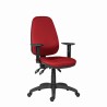 Powerton ERGO ANNA Ergonomiczny fotel biurowy, Czerwony