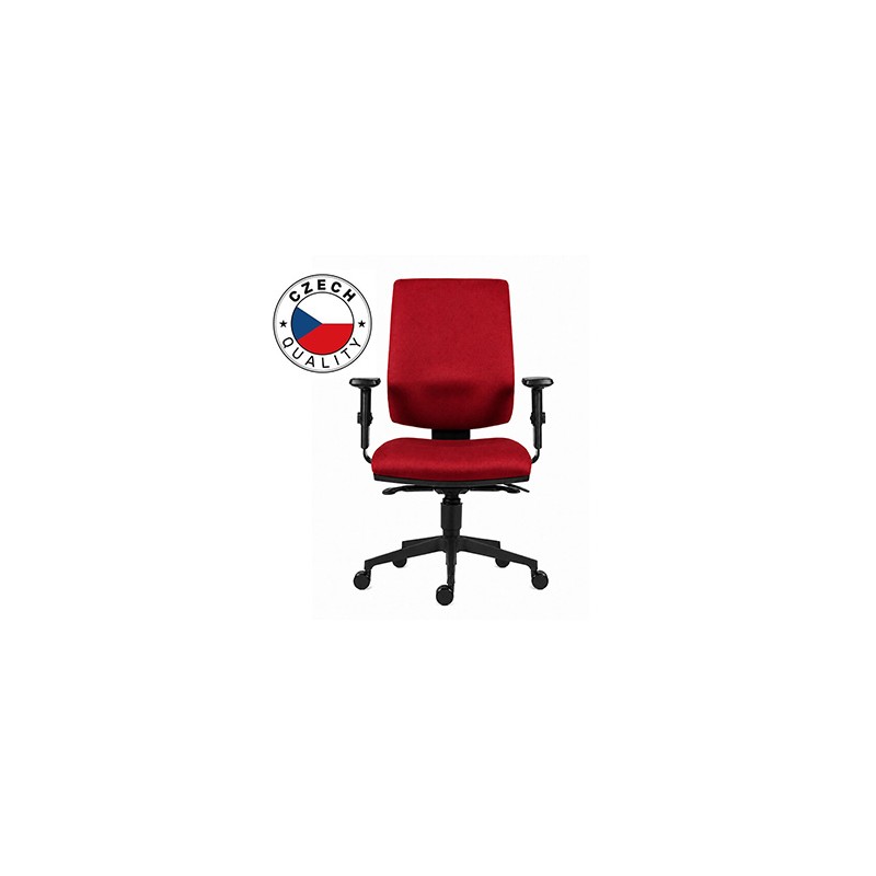 Powerton ERGO HANA Ergonomiczny fotel biurowy, Czerwony