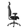 Powerton ERGO JANA Ergonomiczny fotel biurowy, Czarny