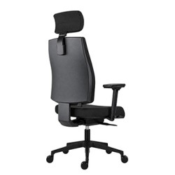 Powerton ERGO JANA Ergonomiczny fotel biurowy, Czarny