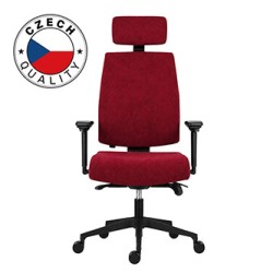 Powerton ERGO JANA Ergonomiczny fotel biurowy, Czerwony