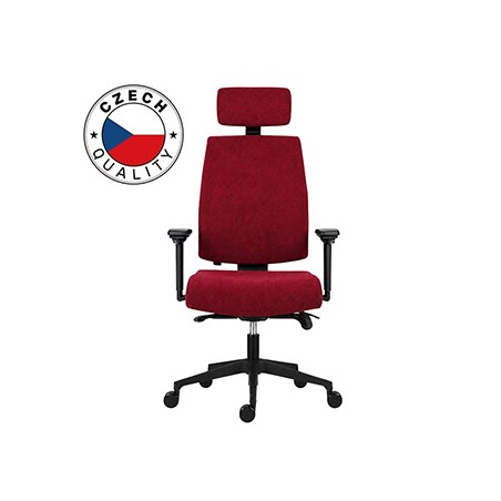 Powerton ERGO JANA Ergonomiczny fotel biurowy, Czerwony