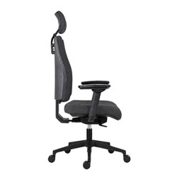 Powerton ERGO JANA Ergonomiczny fotel biurowy, Szary
