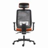 Powerton ERGO LUCIE Ergonomiczny fotel biurowy, Pomarańczowy