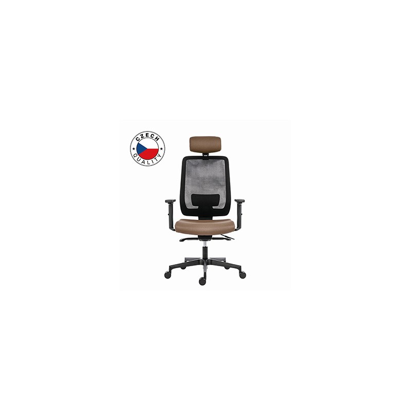 Powerton ERGO LUCIE Ergonomiczny fotel biurowy, Beż