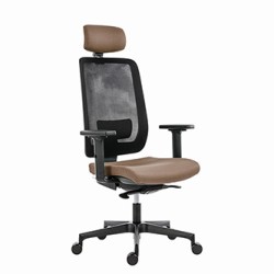 Powerton ERGO LUCIE Ergonomiczny fotel biurowy, Beż