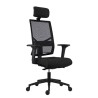 Powerton ERGO MARIE Ergonomiczny fotel biurowy, Czarny