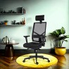 Powerton ERGO MARIE Ergonomiczny fotel biurowy, Czarny