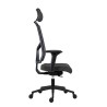 Powerton ERGO MARIE Ergonomiczny fotel biurowy, Ciemnoszary
