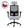Powerton ERGO MARIE Ergonomiczny fotel biurowy, Jasnoszary