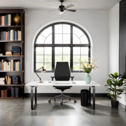 Powerton ERGO SIMA Ergonomiczny fotel biurowy, Czarny