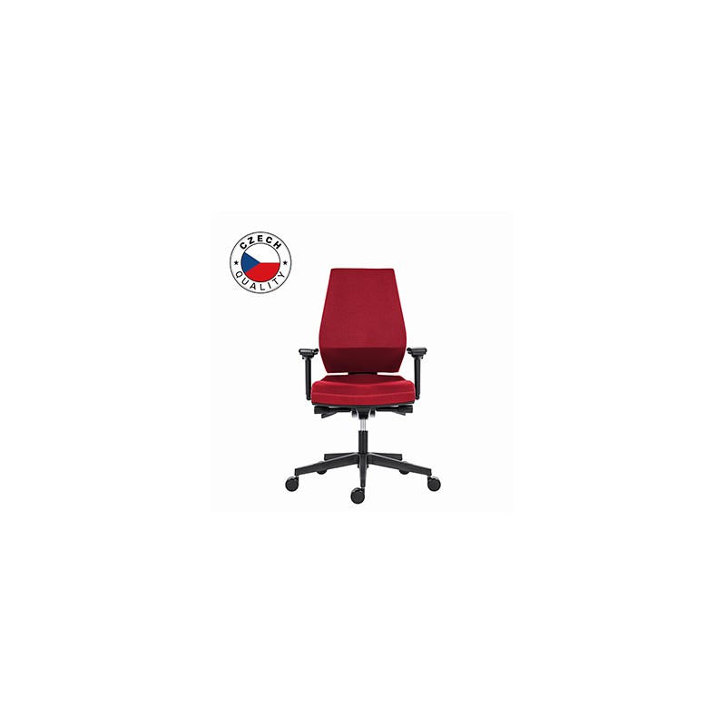 Powerton ERGO SIMA Ergonomiczny fotel biurowy, Czerwony