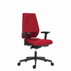 Powerton ERGO SIMA Ergonomiczny fotel biurowy, Czerwony