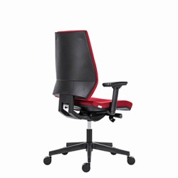 Powerton ERGO SIMA Ergonomiczny fotel biurowy, Czerwony