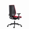 Powerton ERGO SIMA Ergonomiczny fotel biurowy, Czerwony