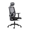 Powerton ERGO TINA Ergonomiczny fotel biurowy, Czarny