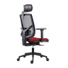 Powerton ERGO TINA Ergonomiczny fotel biurowy, Czerwony
