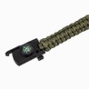 Neo Tools Bransoletka survivalowa 5w1 kompas, nóż, gwizdek, linka, krzesiwo