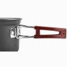 Naczynia turystyczne 7 w 1 Turystyka, szara, aluminium, garnek, patelnia, 2x talerze, chochla, łopatka,, Neo Tools