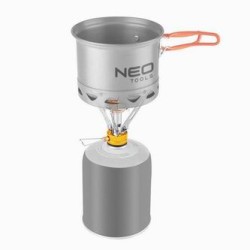 Palnik gazowy turystyczny srebrna, 3000W, Neo Tools