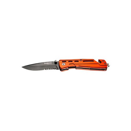 Neo Tools Nóż składany, nerezová ocel, 20mm, 9mm, 63-026, nylonowe etui