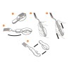 Neo Tools Narzędzie wielofunkcyjne - multitool, hliník, 100mm, 3w1, nóż, widelec, łyżka