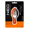 Neo Tools Narzędzie wielofunkcyjne - multitool, hliník, 100mm, 3w1, nóż, widelec, łyżka