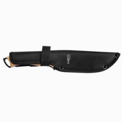 Neo Tools Nóż typu full tang, nerezová ocel, 250mm, 145mm, nylonowe etui, waga 210 g