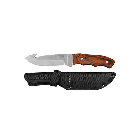Neo Tools Nóż survivalowy, nerezová ocel, 240mm, 130mm, 63-116, otwieracz do butelek, nylonowe etui
