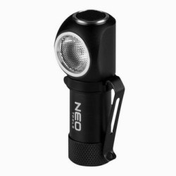 Lampka czołowa led, 1x700 mAh, aluminium, czarna, 4 rodzaje oświetlenia