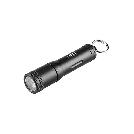 Latarka bateryjna mini, 1xLED, 1xAAA, czarna, wodoszczelna, 100 lumen, zasięgu 35m, IPX4