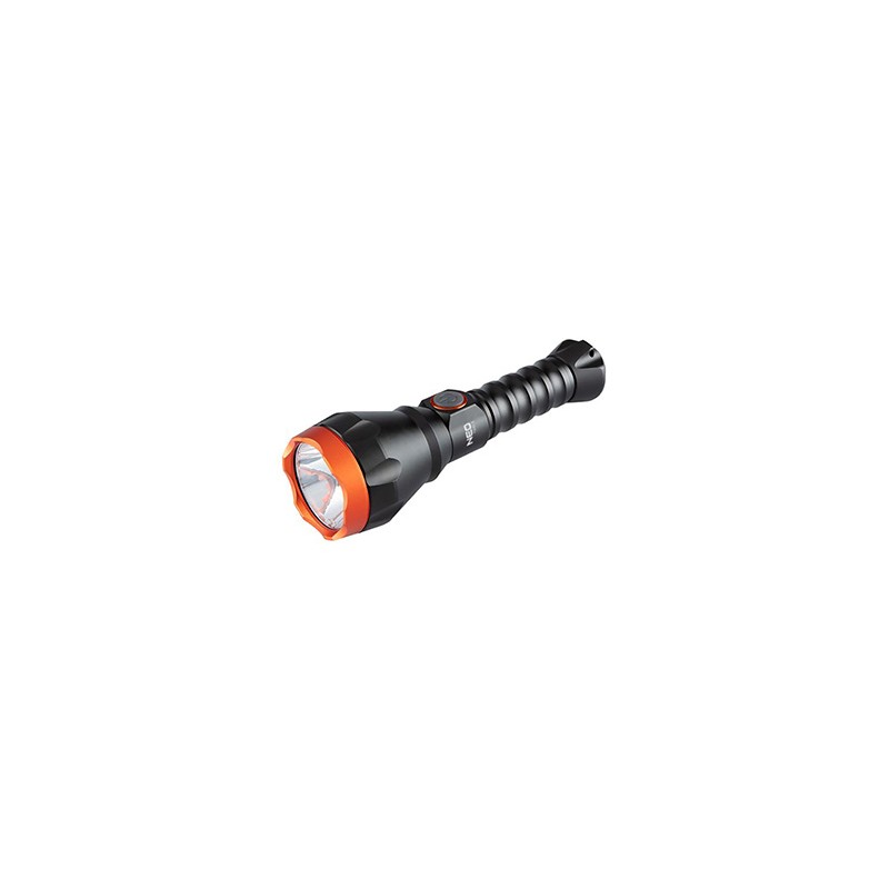 Latarka akumulatorowa, 1xLED, 1x4000 mAh, USB, 10W, 4 tryby świecenia