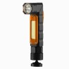 Latarka akumulatorowa, 1xLED, 1x2000 mAh, czarna, IP20, 5 funkcji, moc 3 W