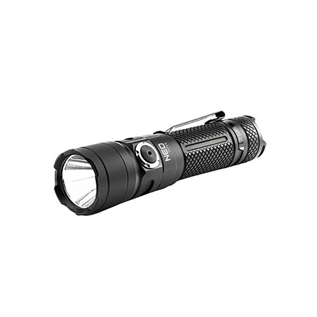 Latarka akumulatorowa, 1xLED, 1x4000 mAh, czarna, 10W, czas działania do 9 godzin, 1500 lumenów