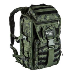 Plecak outdoor, zielony z poliester, 84-321, odporny na ścieranie i uderzenia, Neo Tools