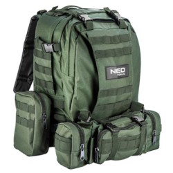 Plecak outdoor, zielony z poliester, 84-326, 40L, bardzo wytrzymały, Neo Tools