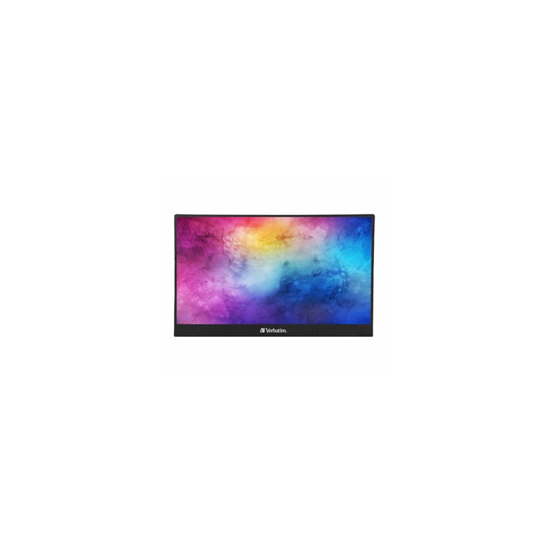 Verbatim monitor przenośny, PM-14, 14", Full HD (1920x1080), 60Hz, czarny