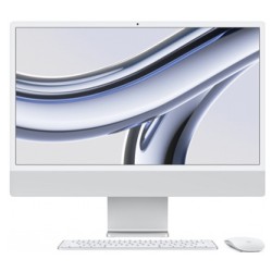 Apple iMac, počítač all in one, 24", Retina 4.5K 4480x2520, srebrny