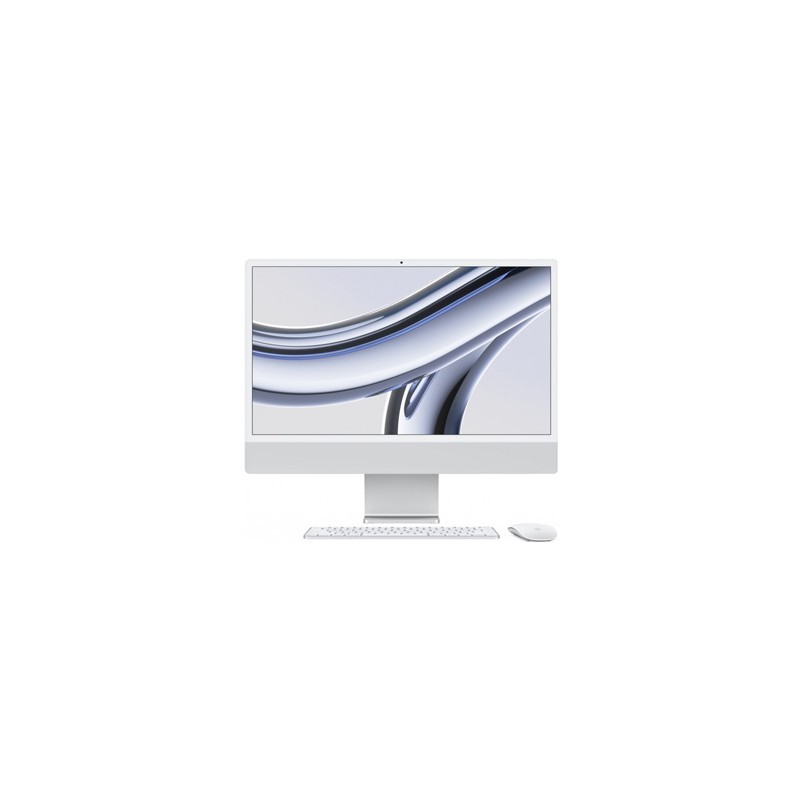 Apple iMac, počítač all in one, 24", Retina 4.5K 4480x2520, srebrny