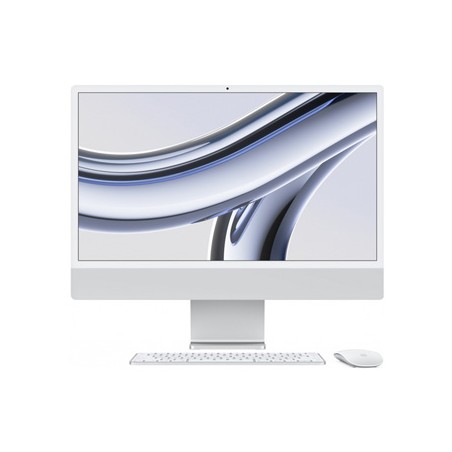 Apple iMac, počítač all in one, 24", Retina 4.5K 4480x2520, srebrny
