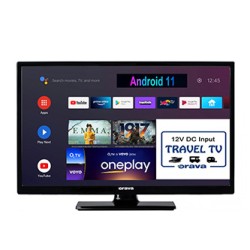 Telewizor Orava, LT-ANDR24 1224, 24", HD Ready 1366x768, 50/60 Hz, czarna, Android TV