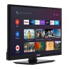 Telewizor Orava, LT-ANDR24 1224, 24", HD Ready 1366x768, 50/60 Hz, czarna, Android TV