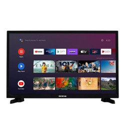 Telewizor Orava, LT-ANDR24 A01, 24", HD Ready 1366x768, 50/60 Hz, czarna, Android TV