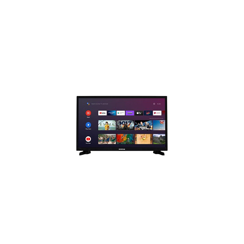 Telewizor Orava, LT-ANDR24 A01, 24", HD Ready 1366x768, 50/60 Hz, czarna, Android TV