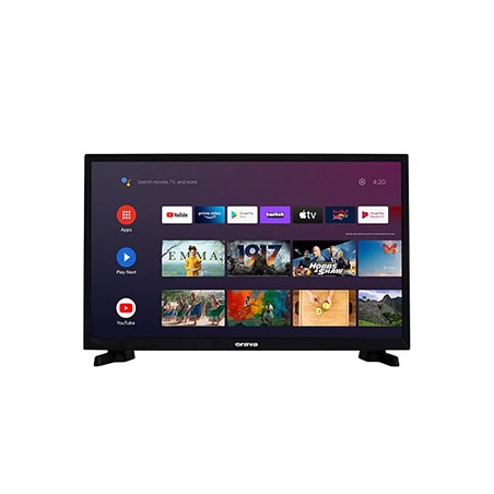 Telewizor Orava, LT-ANDR24 A01, 24", HD Ready 1366x768, 50/60 Hz, czarna, Android TV