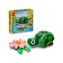 LEGO Creator 3w1 Żółw i kwiat lilii wodnej 31377